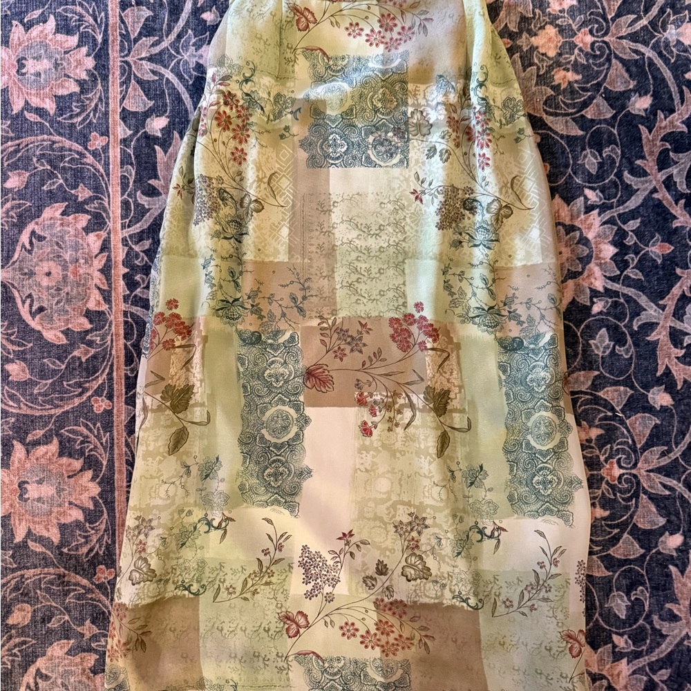 Floral Patchwork Skirt